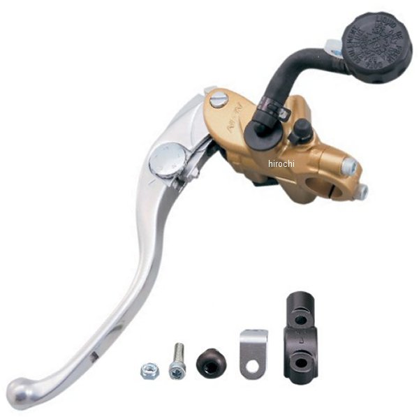 クラッチ マスターシリンダー 19mm ゴールド/シルバー