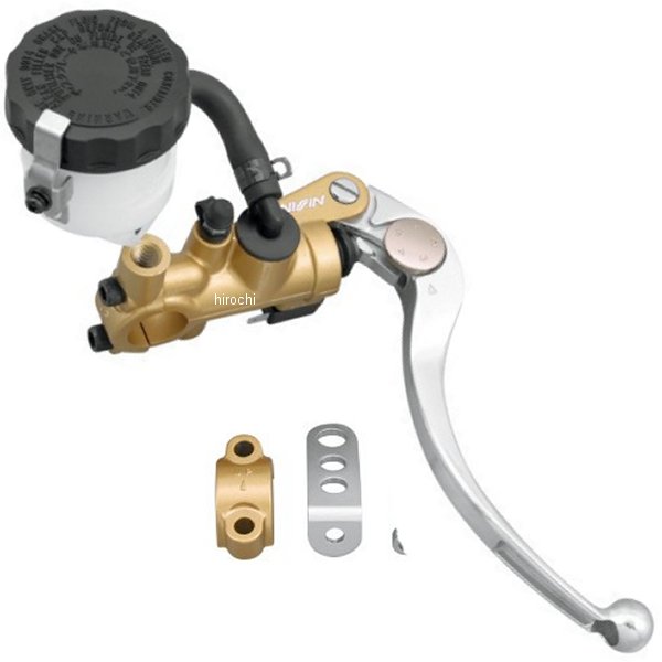 フロントブレーキ ラジアル マスターシリンダー 19mm ゴールド/シルバー