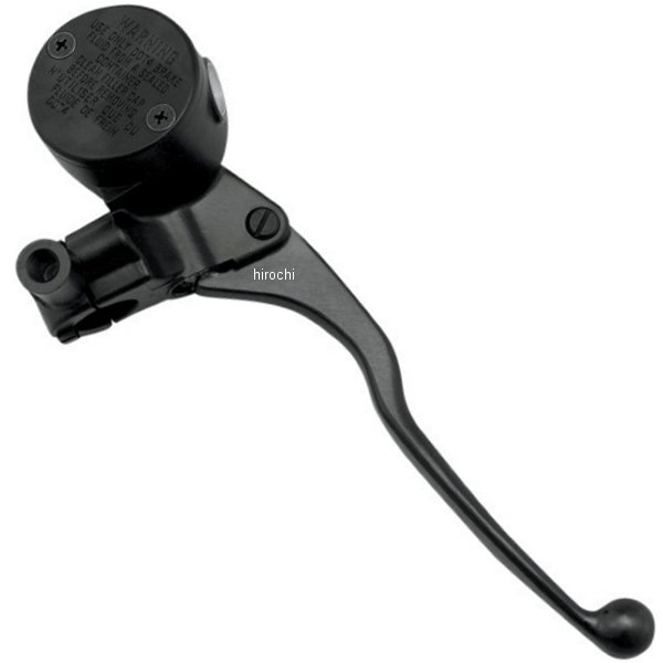 フロントブレーキ マスターシリンダー レトロ ラウンド 14mm 黒/黒