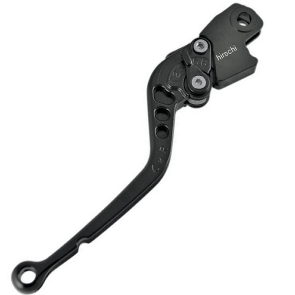 ブレーキ レバー クリックロール ロング 11年-13年 CBR250R、グロム 黒