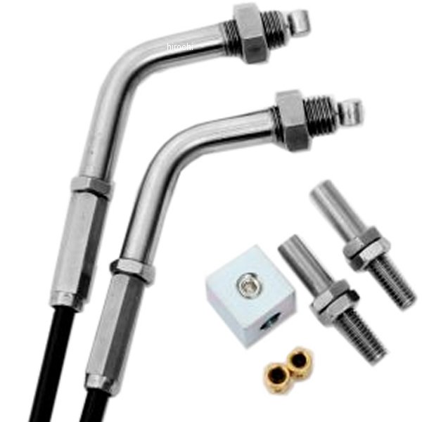 DIYスロットルワイヤー ハイスロットルキット用 汎用 黒