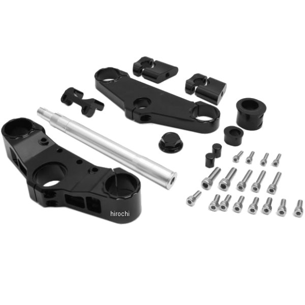 コンバーチブルステムキット フォーク径φ43 ハンドルφ28.6 ホーンステー付き 05年-15年 CB1300 黒