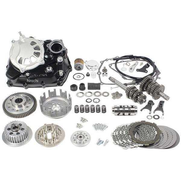 乾式クラッチ タイプ-R & TAF5速クロスミッションキット グロム、MSX125、MSX125SF スリッパー無し