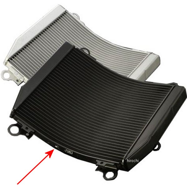 5050003  ビッグラジエーター コア本体 車種別ビッグラジエーターキット用 ステー溶接済み 黒
