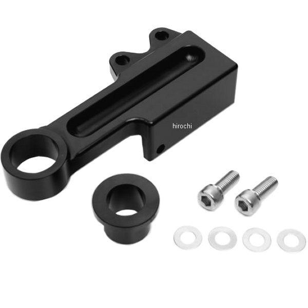 リアキャリパーサポート ブレンボ40mmピッチ 左側用&STDローター径 08年-10年 XL1200、XL883 黒