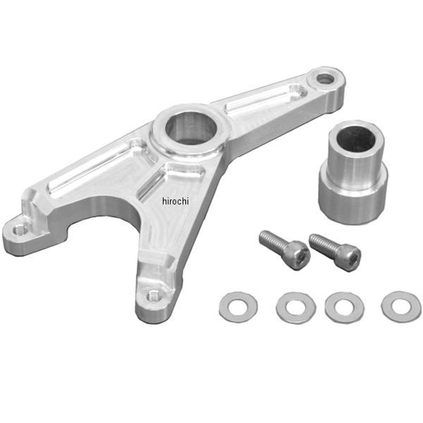 リアキャリパーサポート ブレンボ削リ2POT&STDローター径対応 92年-06年 ゼファー1100 シルバー