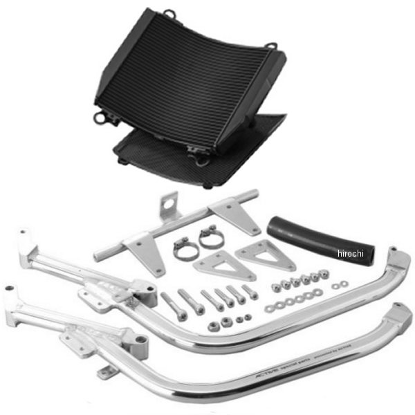 ビッグラジエーターキット TYPE-2 84年-03年 GPZ900R、GPZ750R 黒