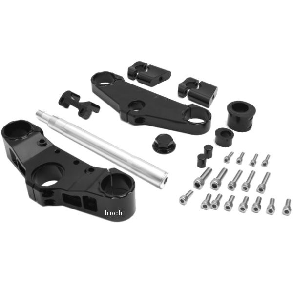 コンバーチブルステムキット フォーク径φ43 ハンドルφ22.2 ホーンステー付き 05年-15年 CB1300 黒