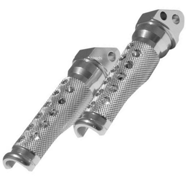 フットペグ スラッシュカット 99年-05年 ハヤブサ GSX1300R シルバー