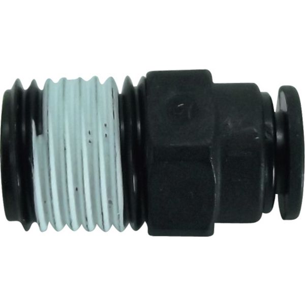 チヨダ　ファイブ樹脂メイルコネクタ　６ｍｍ・Ｒ１／４