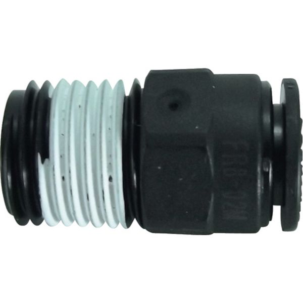 チヨダ　ファイブ樹脂メイルコネクタ　８ｍｍ・Ｒ１／４