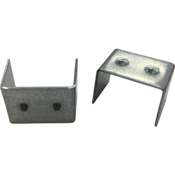 金具　ゴムロープ金具　２０ｍｍ用コの字　２個