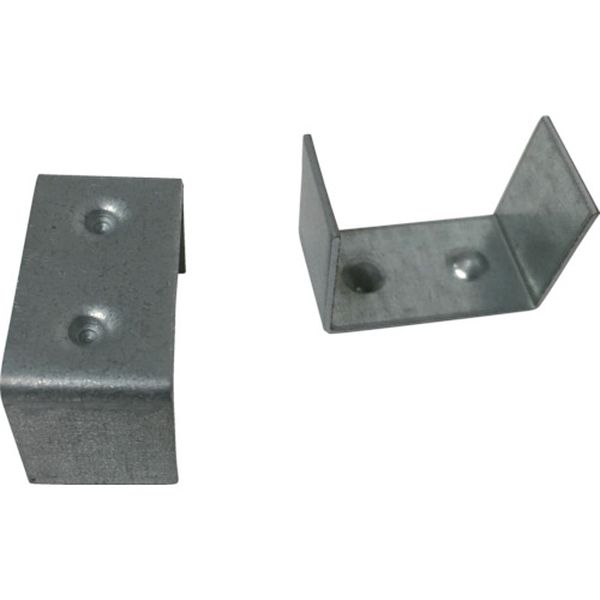 金具　ゴムロープ金具　３０ｍｍ用コの字　２個