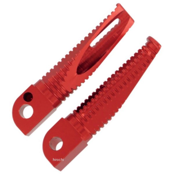 フットペグ パッセンジャー 00年-14年 YZF-R1、YZF-R6 赤