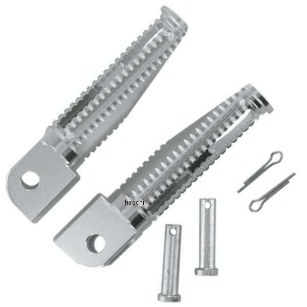 フットペグ ライダー 89年-14年 FZ1、FZR1000、YZF-R1 シルバー