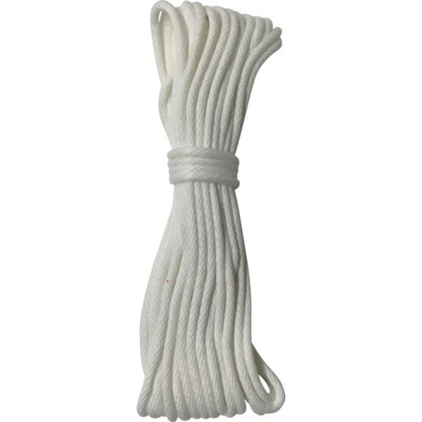 ロープ　ポリエステル金剛打ロープ　４ｍｍ×１０ｍ