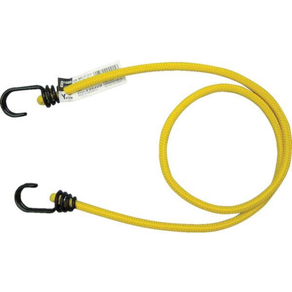 ゴム　バンジーコード　８ｍｍ×１０００ｍｍ　黄