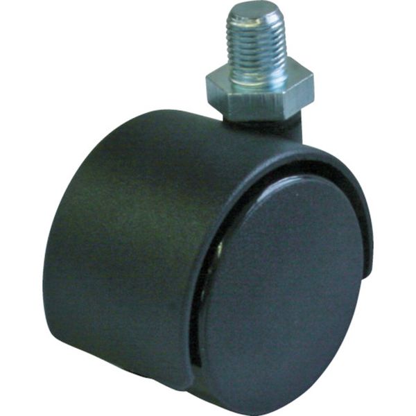 双輪キャスター自在車　５０径ナイロン車輪　Ｗ３／８×１５