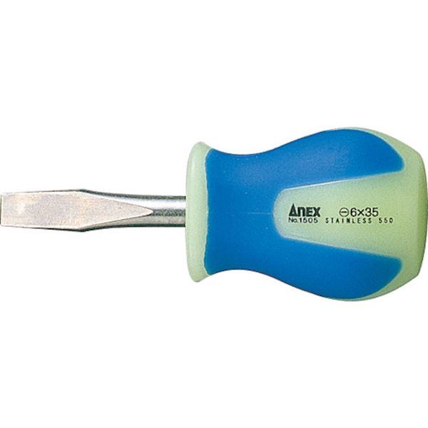 アネックス　ステンレス蓄光ドライバー　スタービータイプ－６×３５
