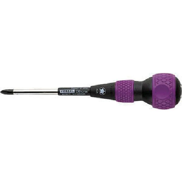 ボールグリップ貫通ドライバー 230 ＋1×75