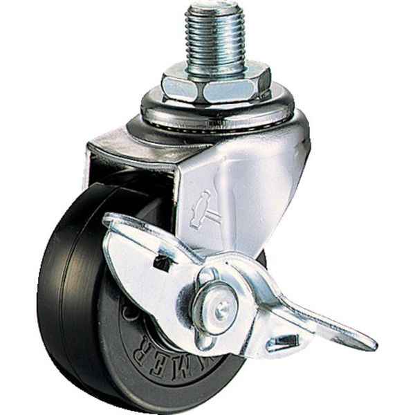 Ａ型ねじ式　自在ＳＰ付　ゴム車５０ｍｍ　ＵＮＦ１／２
