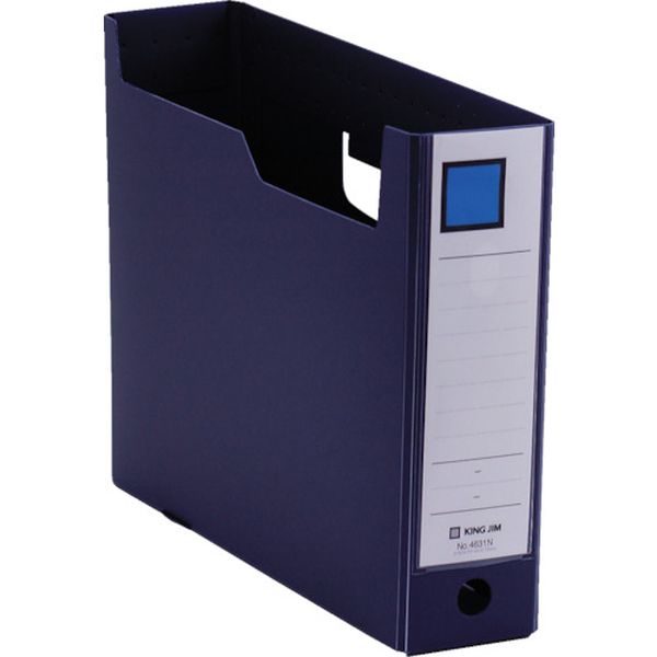 キングジム　ＧボックスＰＰ　７５ｍｍ　ネイビー