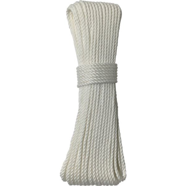 ロープ　ビニロンロープ３ッ打　３φ×２０ｍ