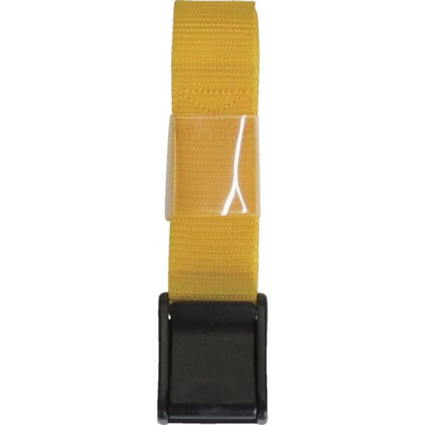 ベルト　結束ベルト（バックル）　２５ｍｍ巾×２ｍ　イエロー