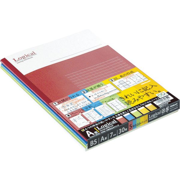 ナカバヤシ　スイングロジカルノート５Ｐ　Ａ罫