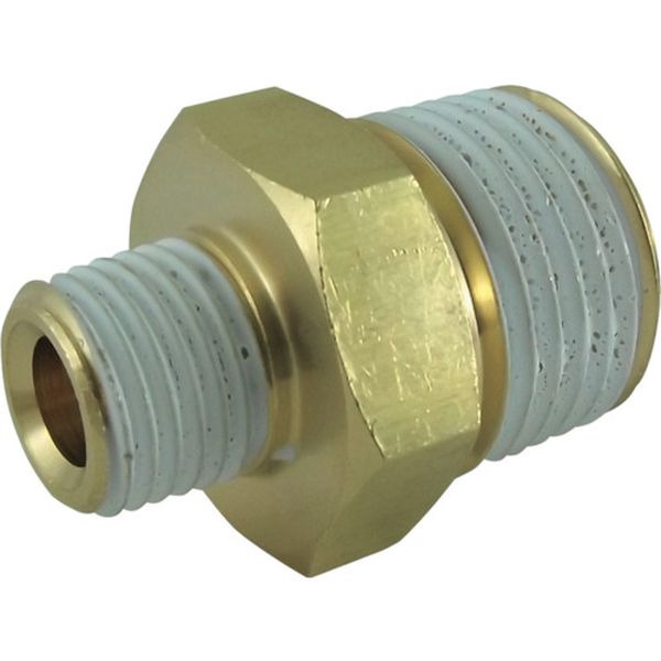 チヨダ　異径ニップル　Ｒ１／４・Ｒ１／２