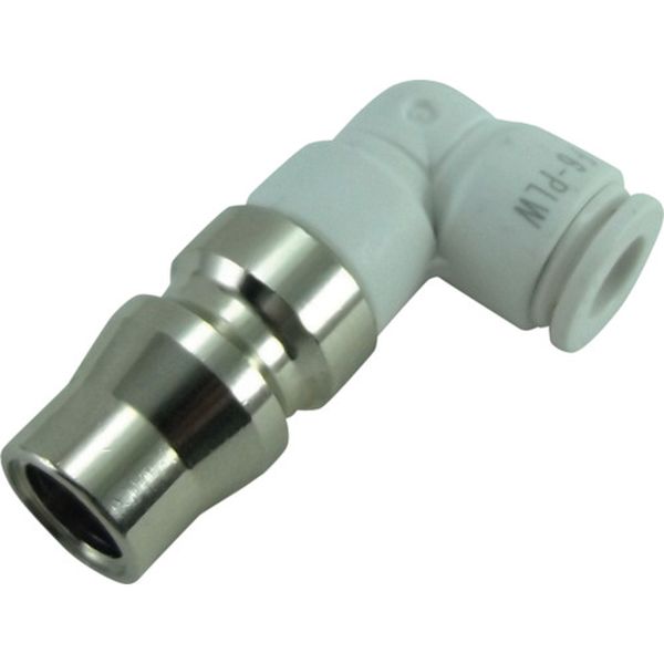 チヨダ　ファイブ内臓カップリングエルボプラグ　Ｗ（白）６ｍｍ