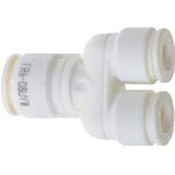 チヨダ　ファイブ異径ユニオンワイ　Ｗ（白）６ｍｍ（２箇所）Ｘ８ｍｍ