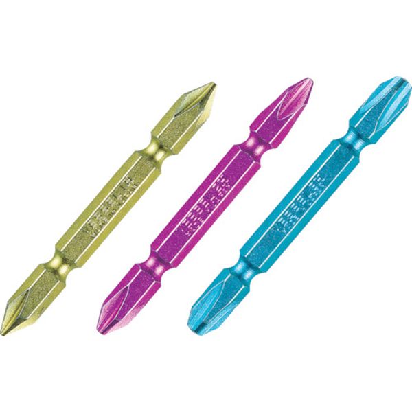 彩ビット2本組（両頭）IR ＋3×110mm