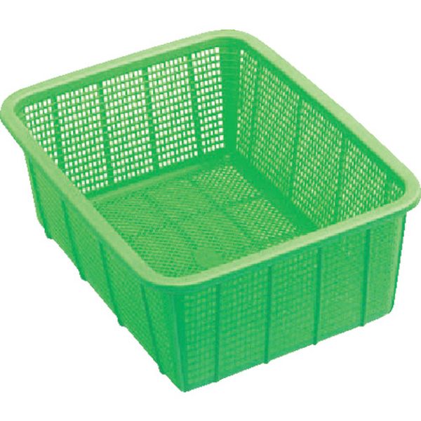 積水　角かご深型　小　緑