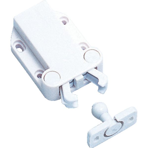 プッシュラッチＭＣ－３７Ｆ型　ホワイト（１４０－０５８－０６５）