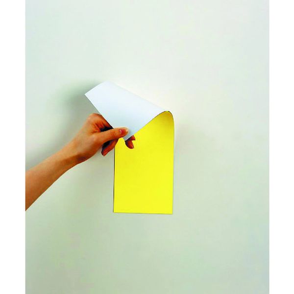 マグネット両面カラーシート黄白