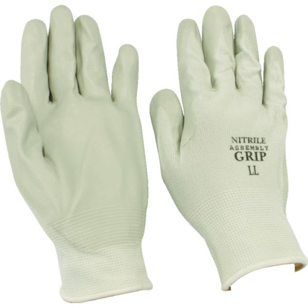 ショーワ　Ｎｏ３７０組立グリップ　ＬＬ寸（灰）　リストカラー　グレー