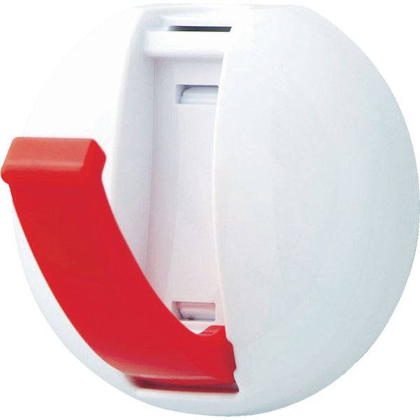 オート　収納式マグネットフック　２．５Ｋｇ　赤（２個パック）