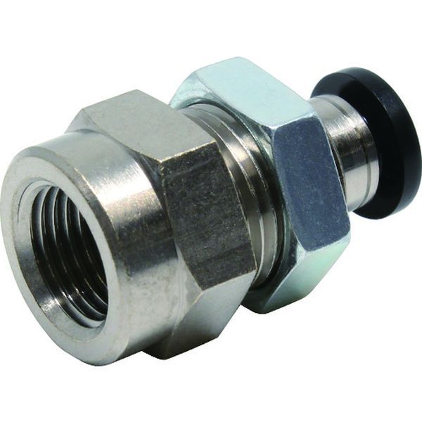 チューブフィッティング　メス隔壁ストレート