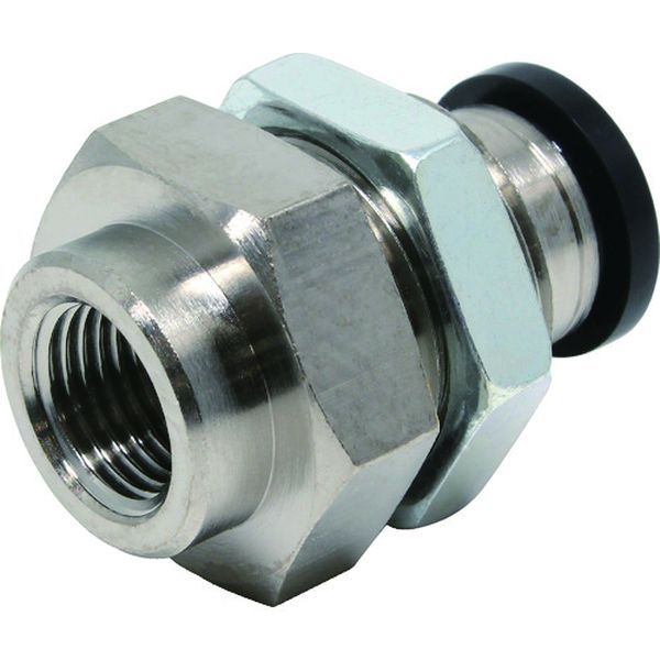 チューブフィッティング　メス隔壁ストレート