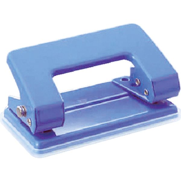 ナカバヤシ　２穴パンチ　マットブルー