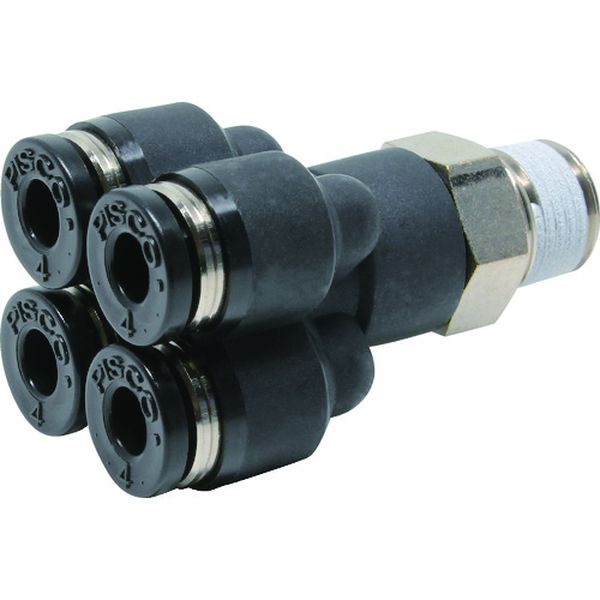 チューブフィッティング　ブランチ二重ワイ