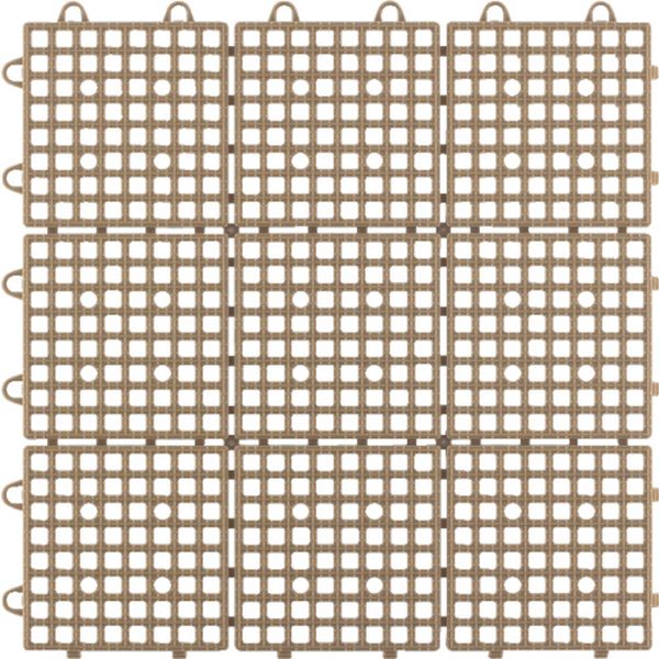 タイル　システムスクエアー　３０×３０ｃｍ　ブラウン