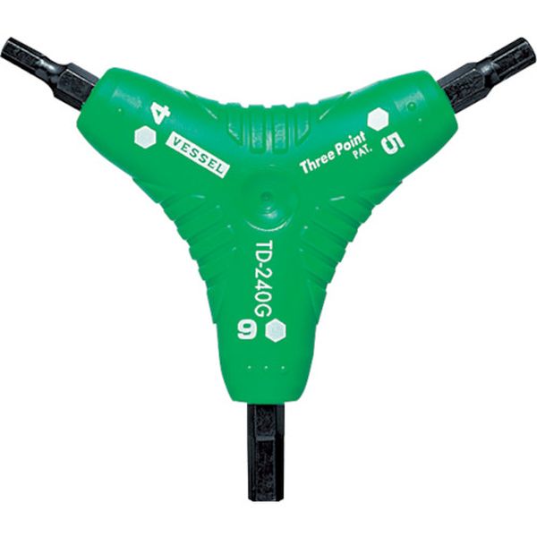 スリーポイントヘックスドライバー