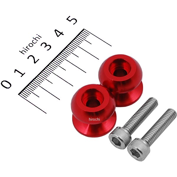 マシニングネットアンカー 6mm アルミ 2個入り 赤