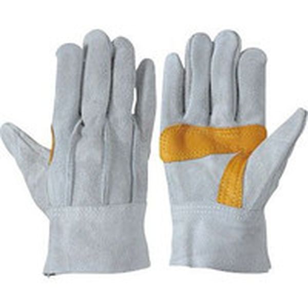 牛床革手袋　背縫い当付　１０７ＡＰ銀当付２型