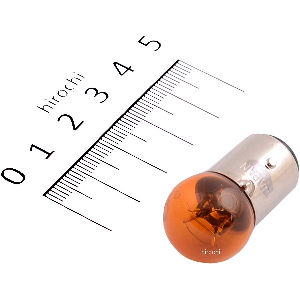 口金ダブル球 12V21/5W ウインカー/ポジション球 (オレンジ) (1個売り)