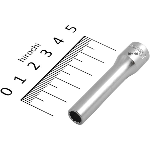 1/4インチsq 12角ディープソケット 7/32インチ