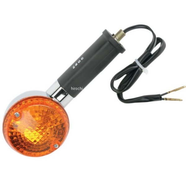 リア ウインカー 左右共通 アンバー 91年-09年 ZR1100A、ZR750C、VN800 (ロングステム)