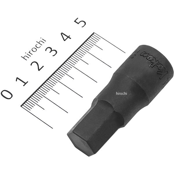 3/8インチsq ヘックスビットソケット 全長52mm 14mm